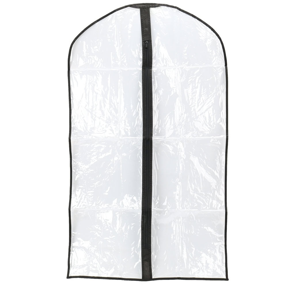 Huse plastic groase cu fermoar pentru haine - transparent 1 - craftup.ro