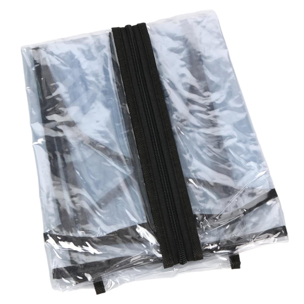 Huse plastic groase cu fermoar pentru haine - transparent 2 - craftup.ro