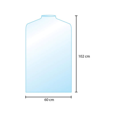 Huse transparente pentru haine (set 100 buc) 60x102cm - craftup.ro