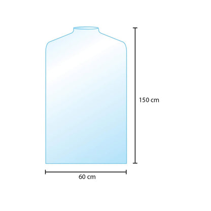 Huse transparente pentru haine (set 100 buc) 60x150cm - craftup.ro