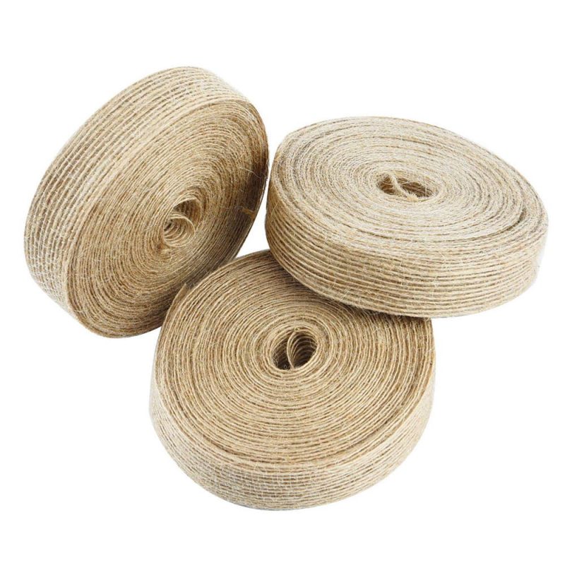 Panglică iută, lățime 2,5cm, lungime 100mPanglică iută lățime 2,5cm și lungime 100m 2 - craftup.ro