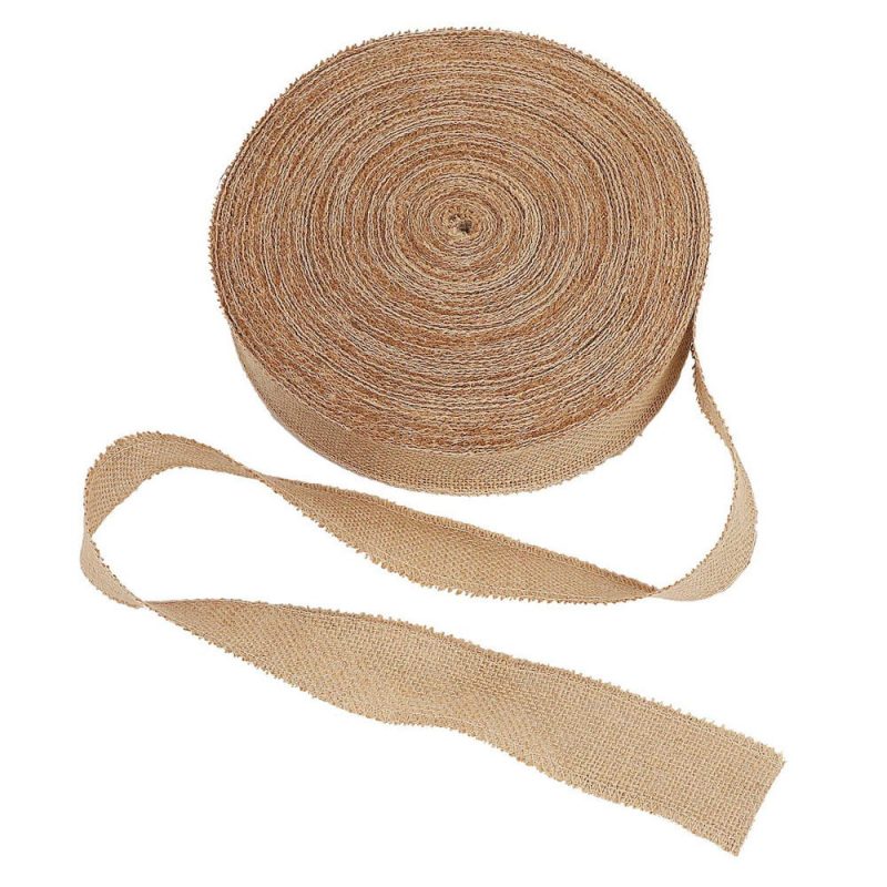 Panglică iută, lățime 5cm, lungime 50m 3 - craftup.ro