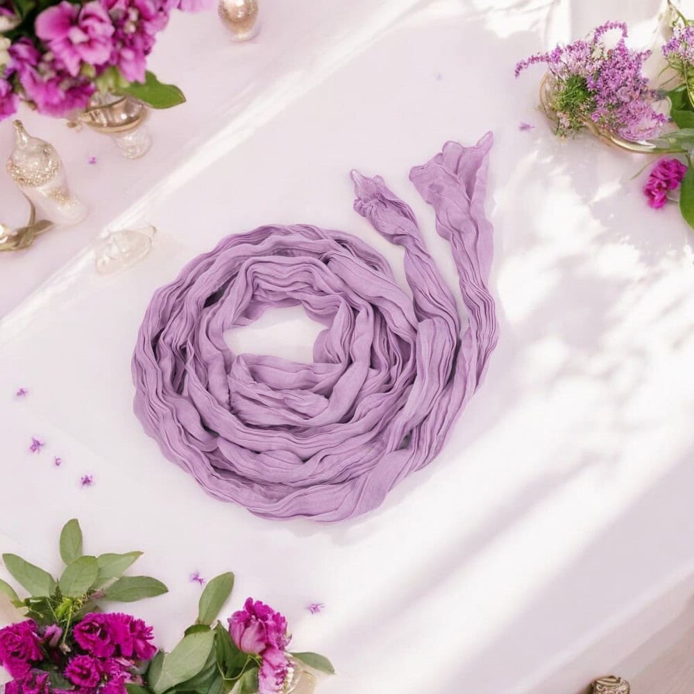 Pânză textil decorativă pentru masă 90x400cm - mov 2 - craftup.ro