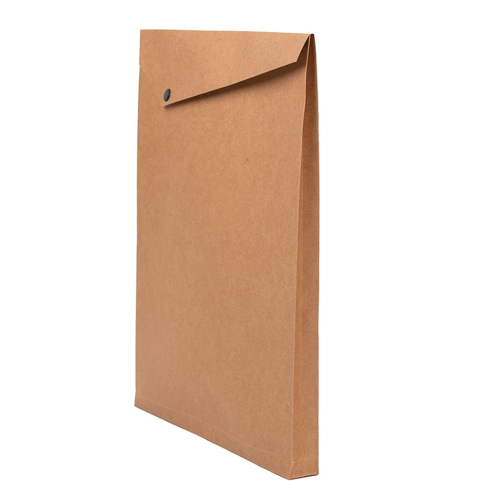 Plic hârtie pentru documente cu capsă - kraft (set 25 buc) 4 - craftup.ro