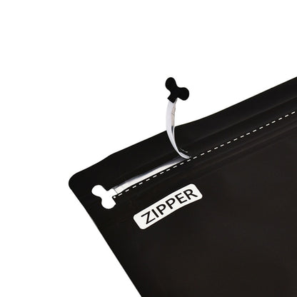 Pungi stand-up model pouch cu valvă și fermoar - negru (set 50 buc) 20x17+4cm 3 - craftup.ro