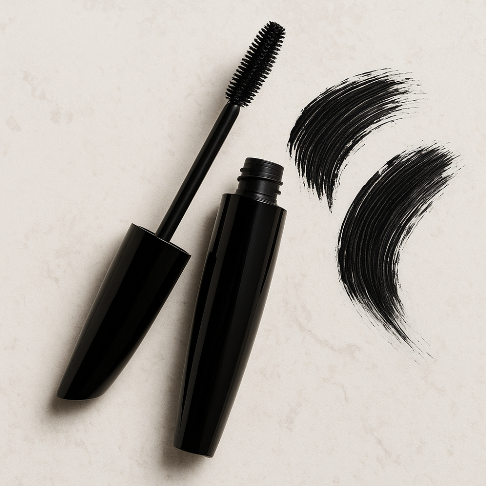 Recipient negru cu aplicator periuță 20ml