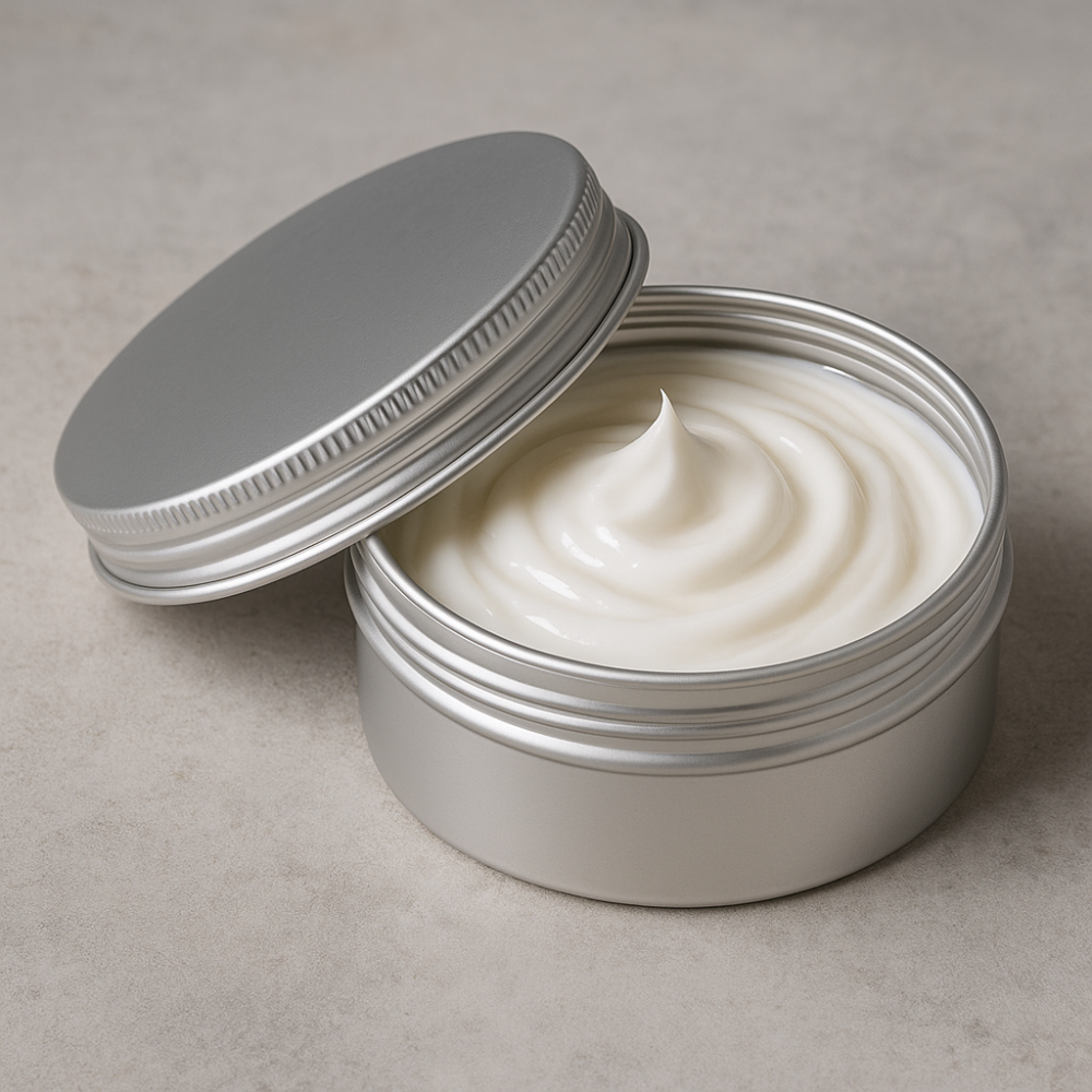 Recipient rotund aluminiu 150ml