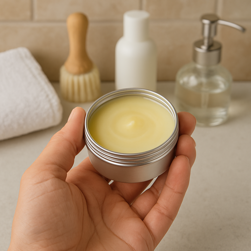 Recipient rotund aluminiu 150ml