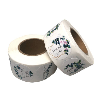 Rolă 500 stickere rotunde 2.5cm - mix modele 1 3 - craftup.ro