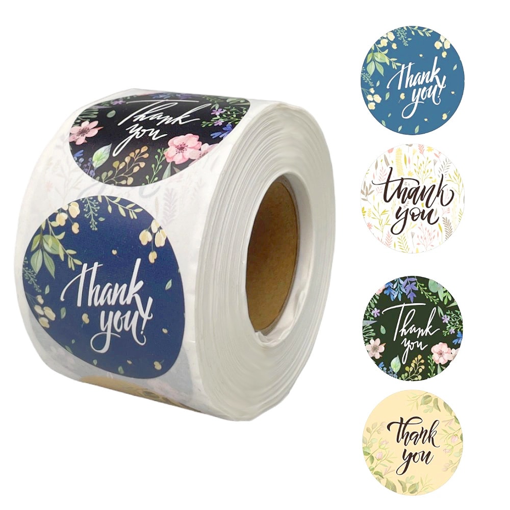 Rolă 500 stickere rotunde 3.8cm - mix modele 8 1 - craftup.ro