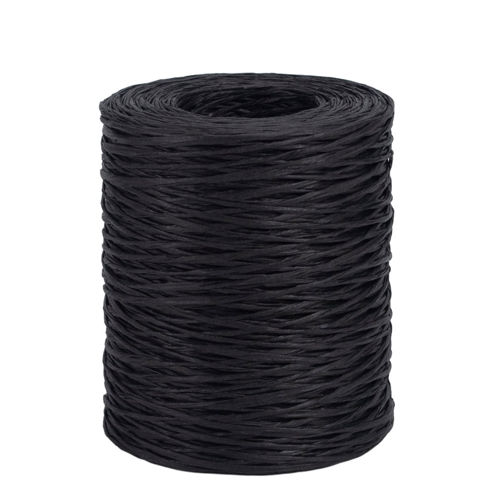 Rolă sfoară hartie 200m - negru 1 - craftup