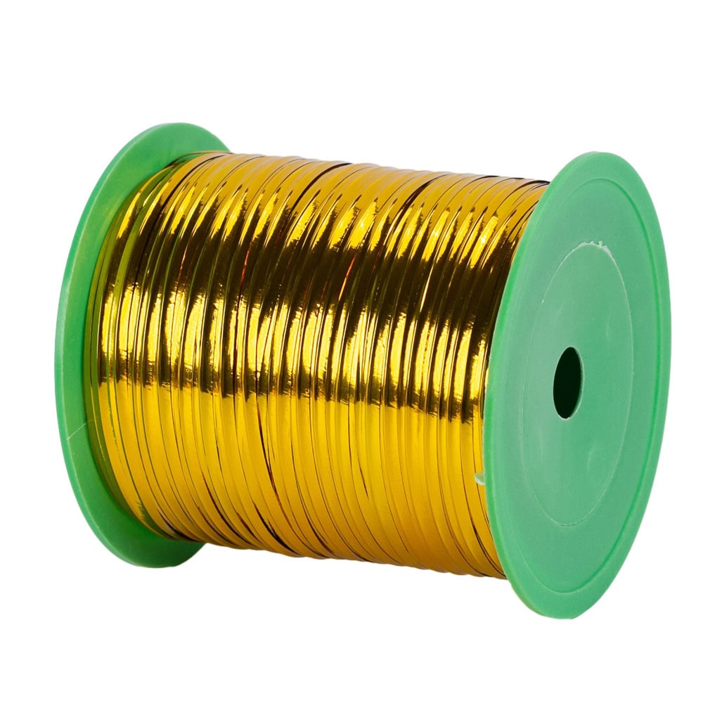 Rolă sfoară metalizată 275m - auriu 0 - craftup.ro