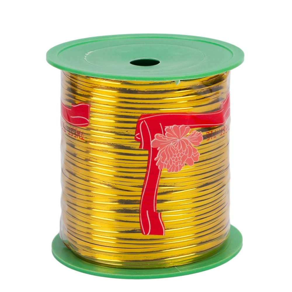 Rolă sfoară metalizată 275m - auriu 3-craftup.ro