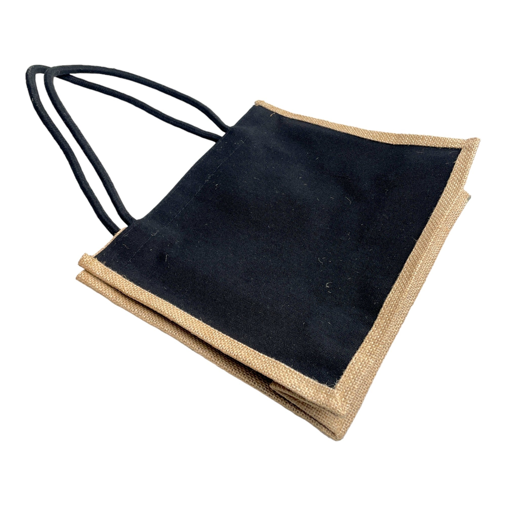 Sacoșă textil cu interior rezistent la apă - negru-maro 4 - craftup.ro