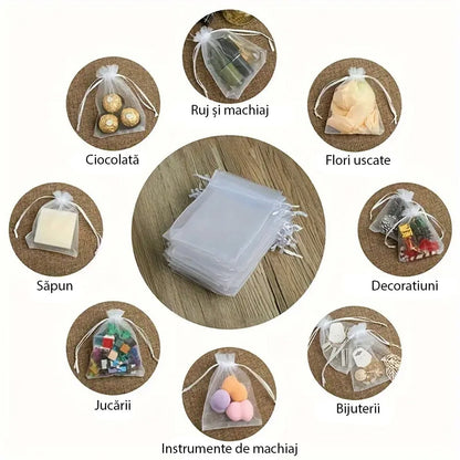 Săculeți organza cu șnur satin 3 - craftup.ro