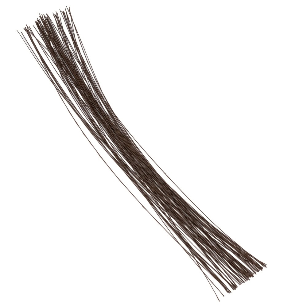 Sârmă floristică – maro (set 40 buc) – 0.8mm x 45cm - 1 - craftup.ro