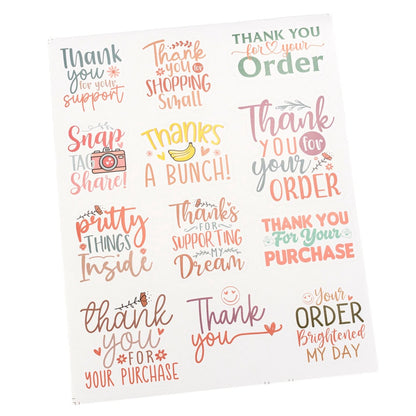 Set 10 foi x 12 stickere diferite cu mesaj - model 5 mix 1 - craftup.ro