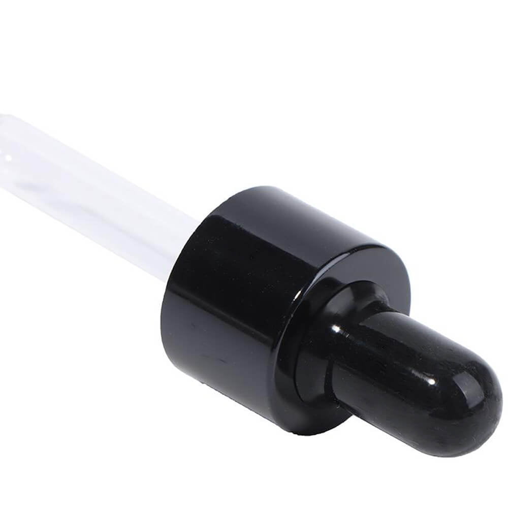 Sticluță neagră lucioasă cu pipetă 5 - craftup.ro
