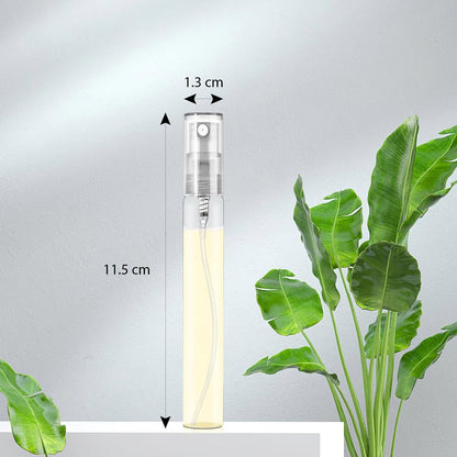 Sticluță transparentă reutilizabilă cu spray și capac 10ml - craftup.ro
