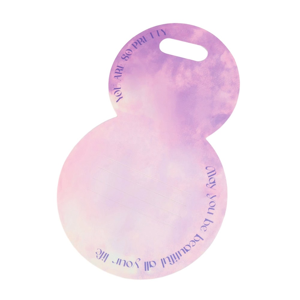 Suport rotund pentru flori - mov 1 - craftup.ro