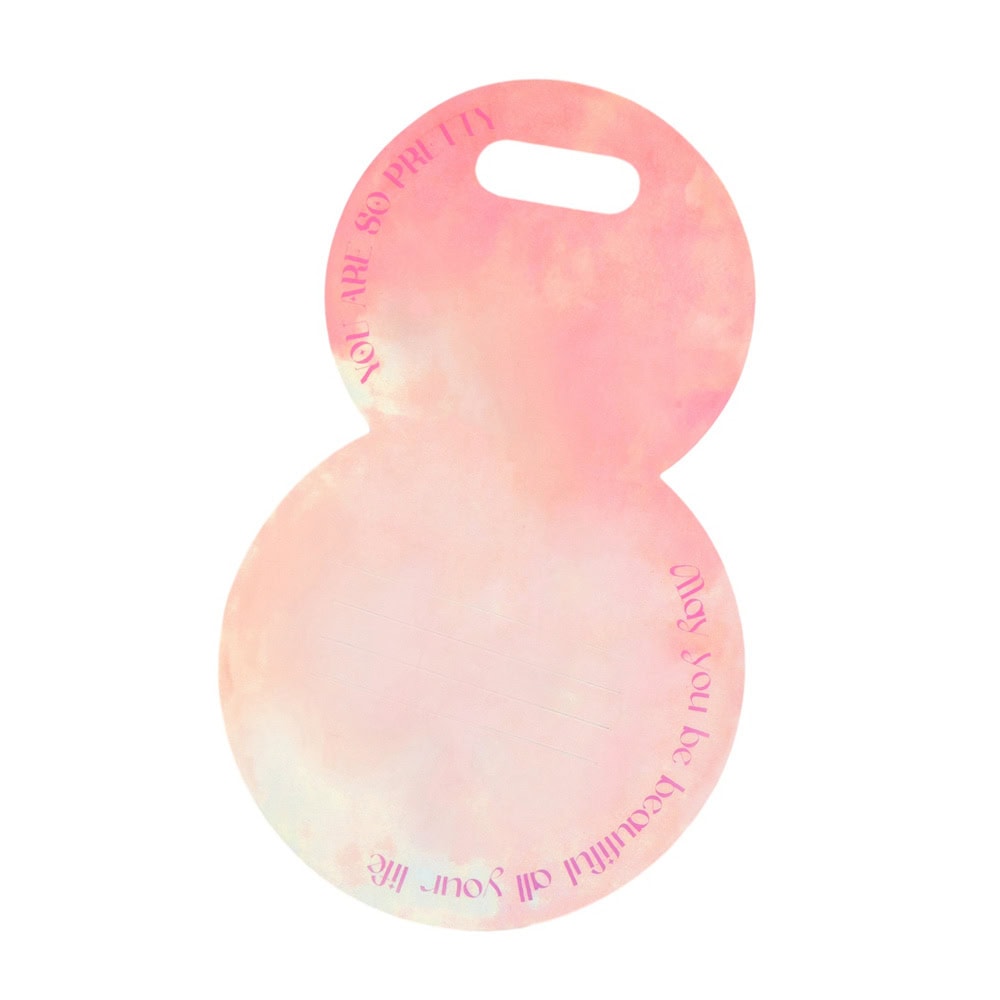 Suport rotund pentru flori - roz 1 - craftup.ro