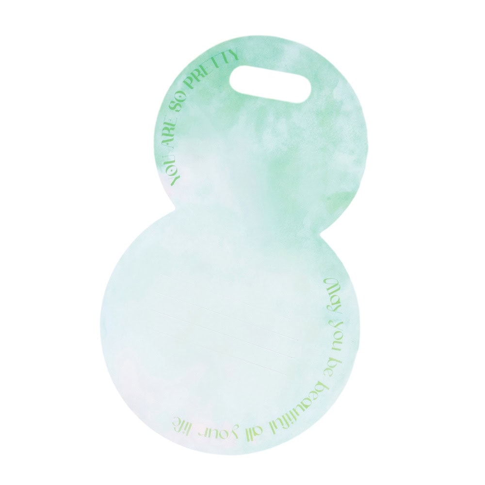 Suport rotund pentru flori - verde deschis 1 - craftup.ro