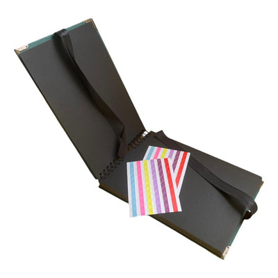 Album Foto Tip Scrapbook cu Spirală și Închidere Panglică - CraftUp