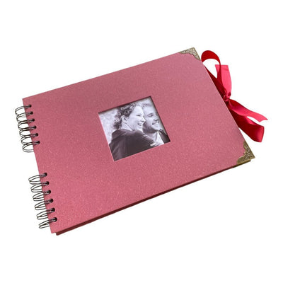 Album Foto Tip Scrapbook cu Spirală și Închidere Panglică - CraftUp