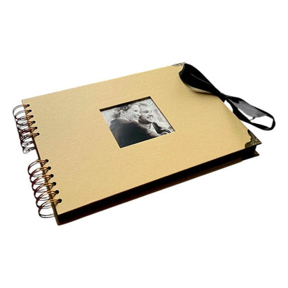 Album Foto Tip Scrapbook cu Spirală și Închidere Panglică - CraftUp