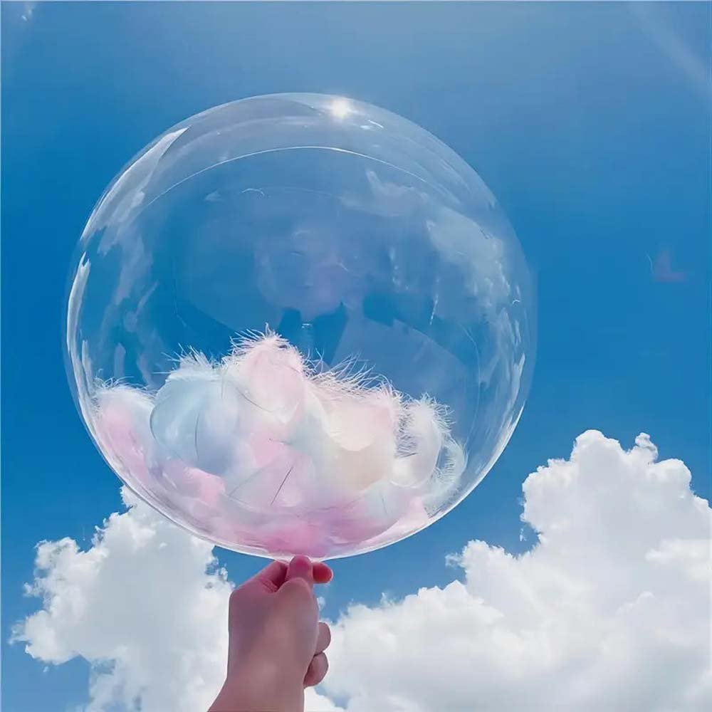 Balon transparent rotund (set 25 buc) - CraftUp