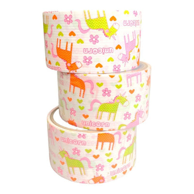 Bandă adezivă cu model - unicorni 4.8cm x 5m - CraftUp