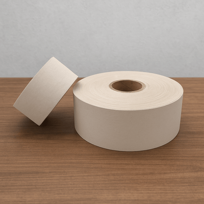 Bandă adezivă umectibilă din hârtie - alb - 60mm x 200m - CraftUp