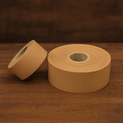 Bandă adezivă umectibilă din hârtie - kraft - 50mm x 50m - CraftUp