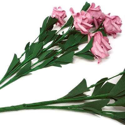 Bandă floristică - Verde (set 6 role) 2.4cm x 27m - CraftUp