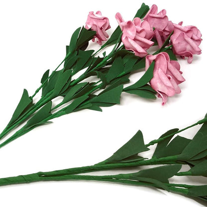 Bandă floristică - Verde (set 6 role) 2.4cm x 27m - CraftUp