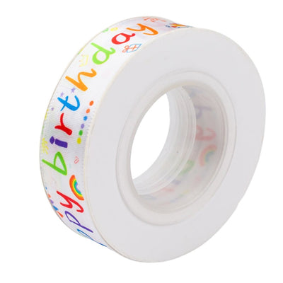 Bandă textilă cu mesaj happy birthday - CraftUp