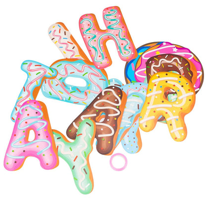 Banner aniversar din hârtie cu design gogoși - CraftUp