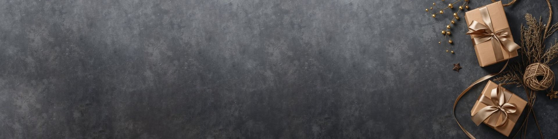 Banner Black Friday la Craftup cu textul 'Până la 76% Reducere' și imagine cu ambalaje cadou festive.