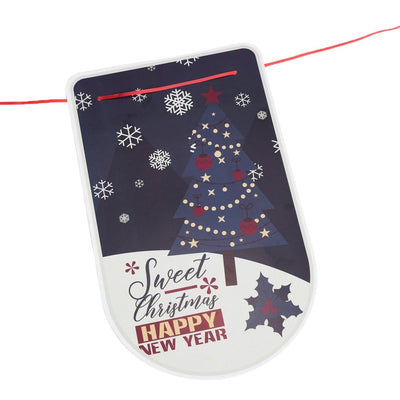 Banner cu mesaje de Crăciun - model 5 multicolor - CraftUp