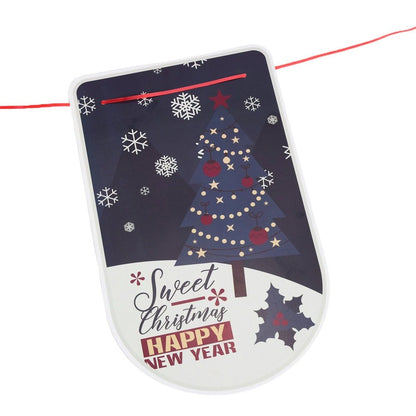 Banner cu mesaje de Crăciun - model 5 multicolor - CraftUp