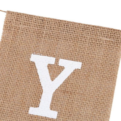 Banner iută Happy Birthday cu sfoară - kraft - CraftUp