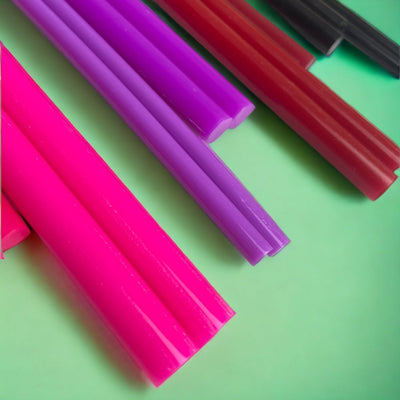Batoane silicon colorate pentru pistol lipit (1kg) 7mm x 180mm - CraftUp