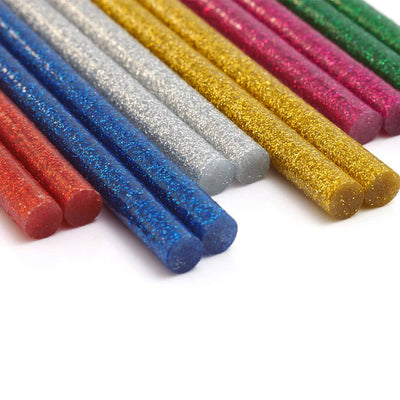 Batoane silicon cu sclipici pentru pistol lipit (1kg) 7mm x 180mm - CraftUp