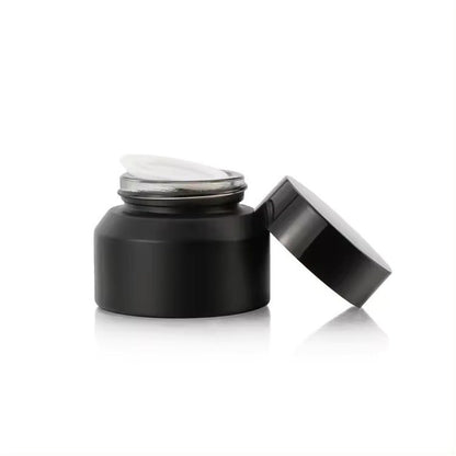 Borcan negru mat cu capac 100ml - CraftUp