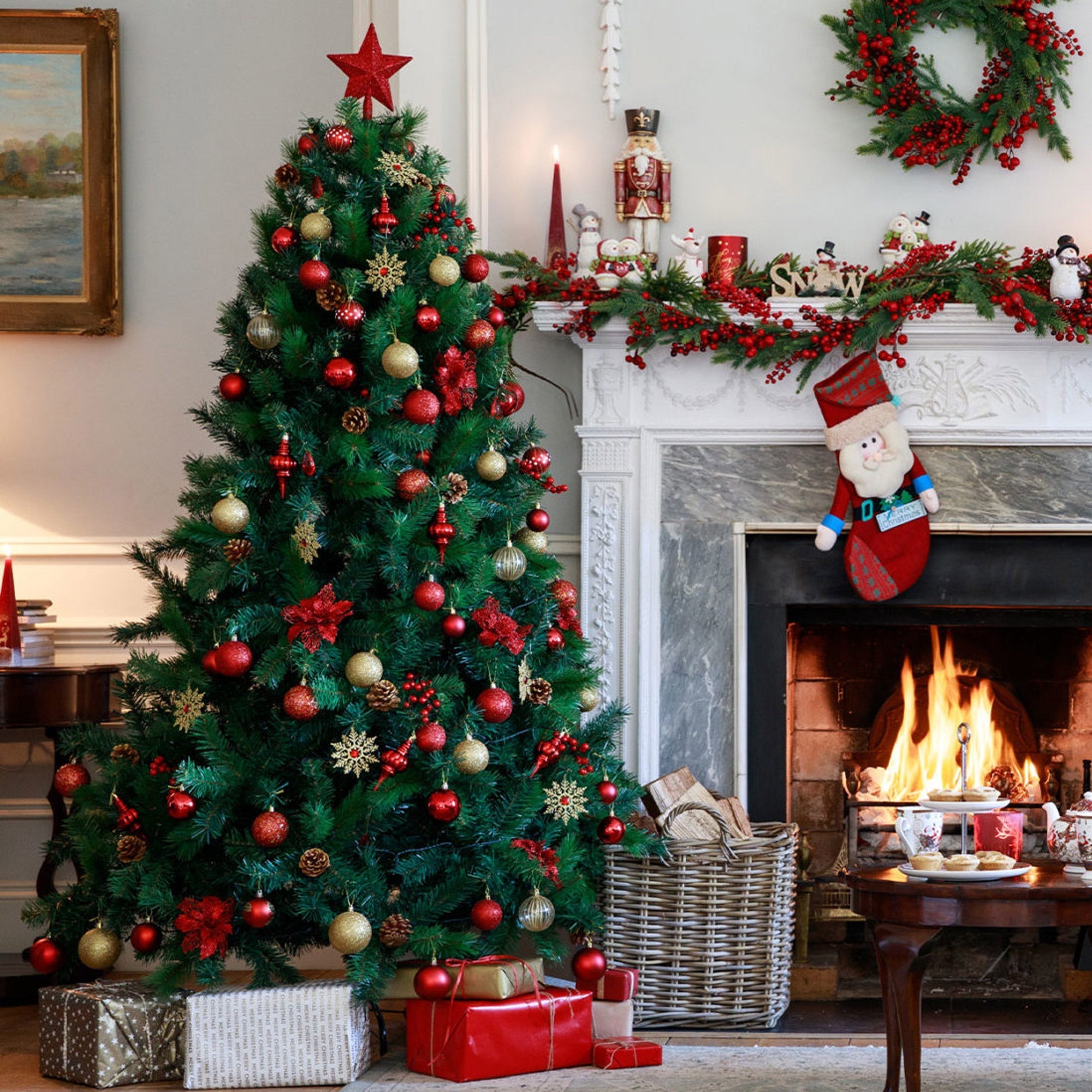 Brad artificial realistic Craciun cu suport metalic - Molid - CraftUp