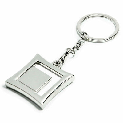 Breloc metalic inserție foto - pătrat - CraftUp