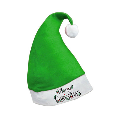 Căciulă Moș Crăciun sublimabilă - verde - CraftUp