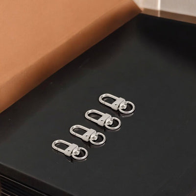 Carabină breloc cu cap rotativ - model 1 argintiu (set 100 buc) - CraftUp