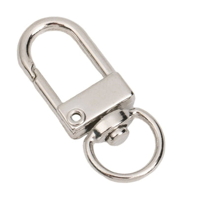 Carabină breloc cu cap rotativ - model 1 argintiu (set 100 buc) - CraftUp