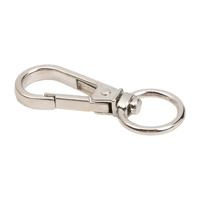 Carabină breloc cu cap rotativ - model 2 argintiu (set 100 buc) - CraftUp